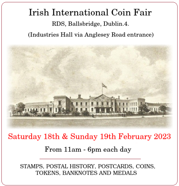 IRISH INT COIN FAIR FEB 2023